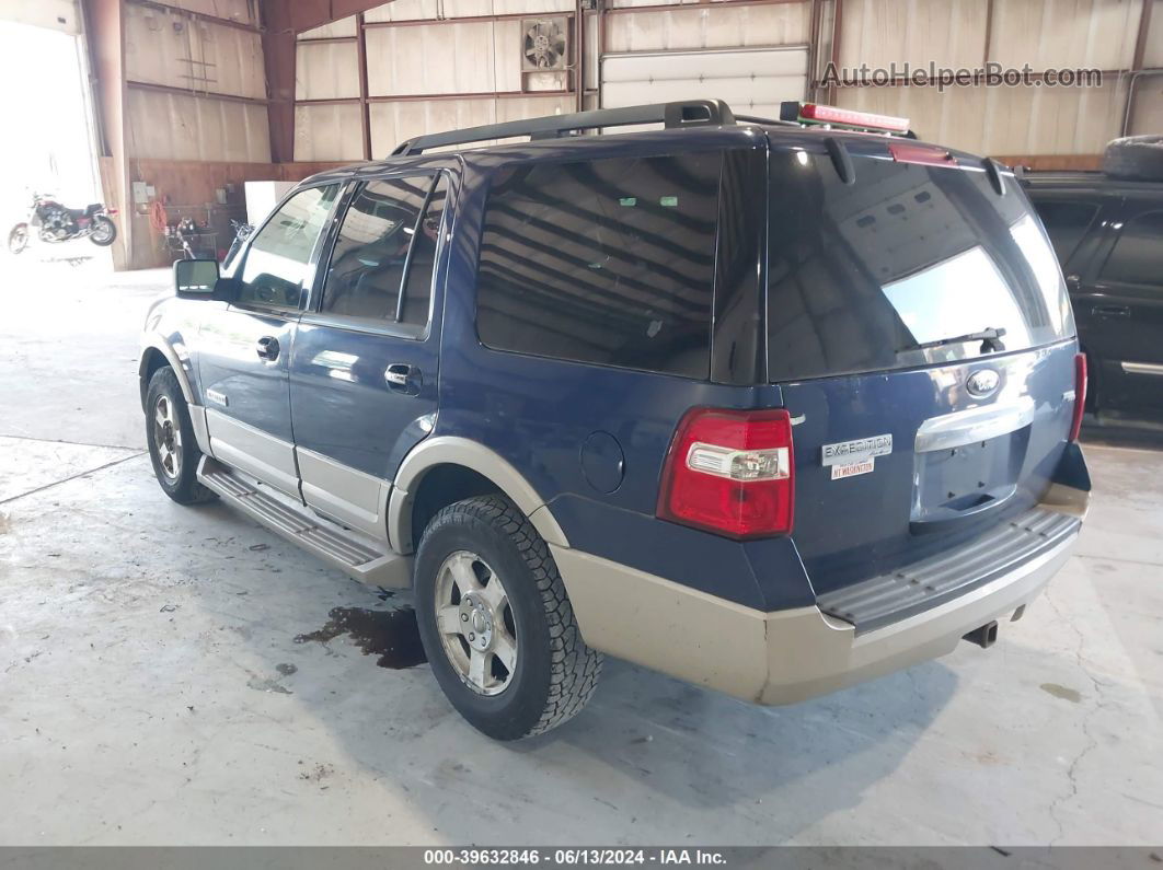 2008 Ford Expedition Eddie Bauer Dark Blue vin: 1FMFU17548LA77840