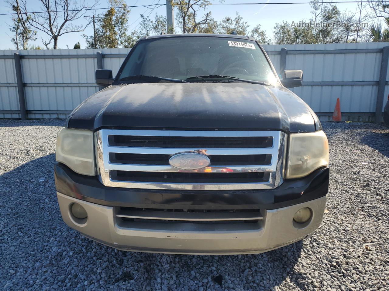 2007 Ford Expedition Eddie Bauer Black vin: 1FMFU17557LA03146