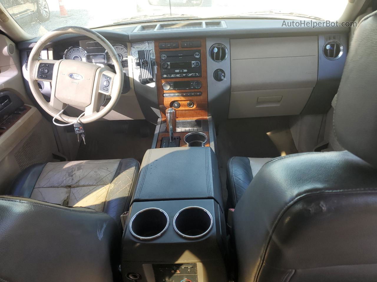 2007 Ford Expedition Eddie Bauer Black vin: 1FMFU17557LA03146