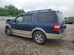 2007 Ford Expedition Eddie Bauer Blue vin: 1FMFU17557LA11666