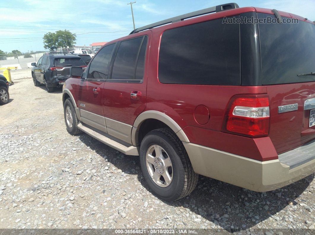 2008 Ford Expedition Eddie Bauer/king Ranch Red vin: 1FMFU17568LA43432