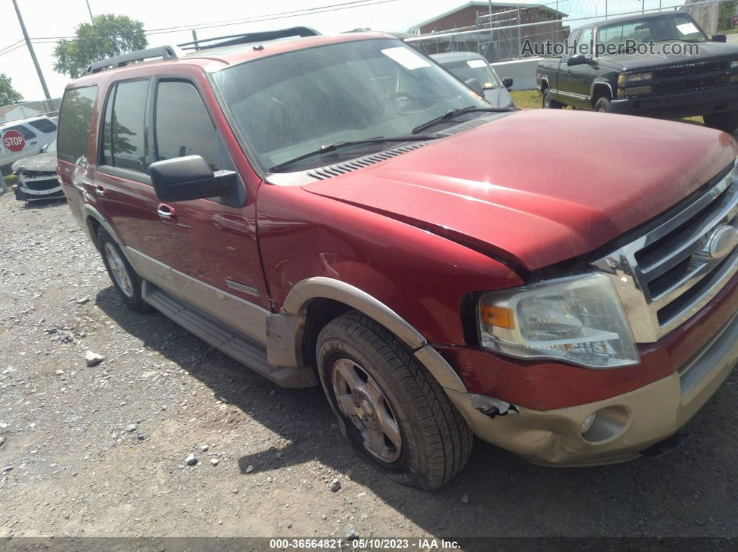 2008 Ford Expedition Eddie Bauer/king Ranch Красный vin: 1FMFU17568LA43432