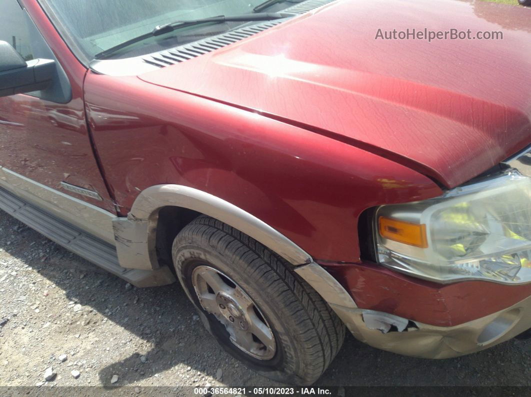 2008 Ford Expedition Eddie Bauer/king Ranch Red vin: 1FMFU17568LA43432