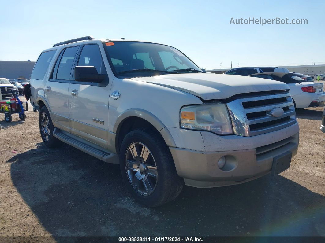 2008 Ford Expedition Eddie Bauer/king Ranch White vin: 1FMFU17568LA69898