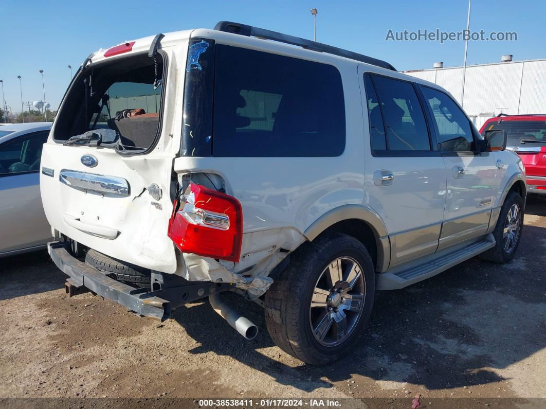 2008 Ford Expedition Eddie Bauer/king Ranch White vin: 1FMFU17568LA69898