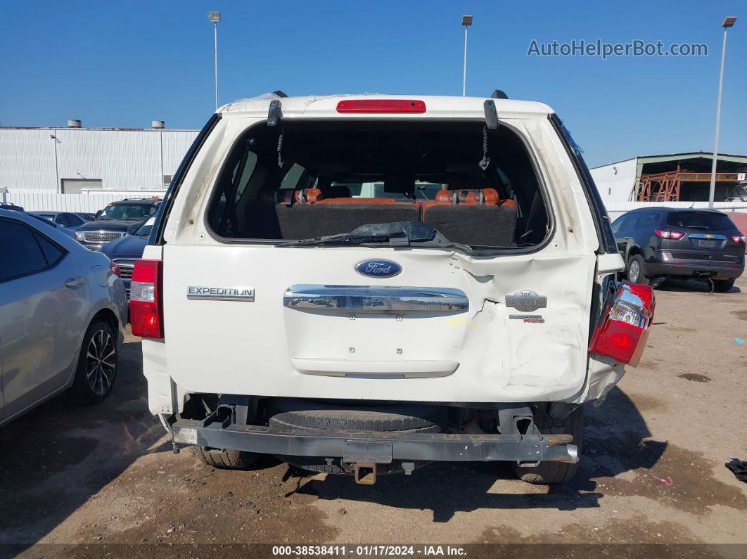 2008 Ford Expedition Eddie Bauer/king Ranch White vin: 1FMFU17568LA69898