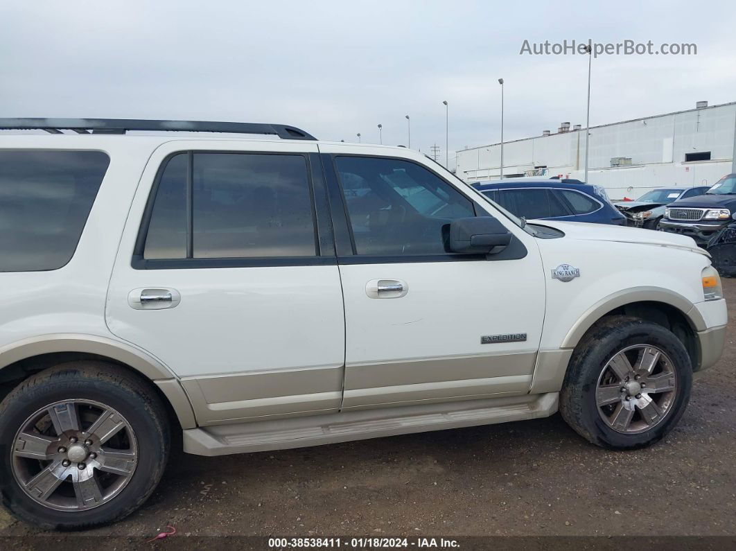 2008 Ford Expedition Eddie Bauer/king Ranch White vin: 1FMFU17568LA69898