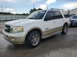 2007 Ford Expedition Eddie Bauer White vin: 1FMFU17577LA60416