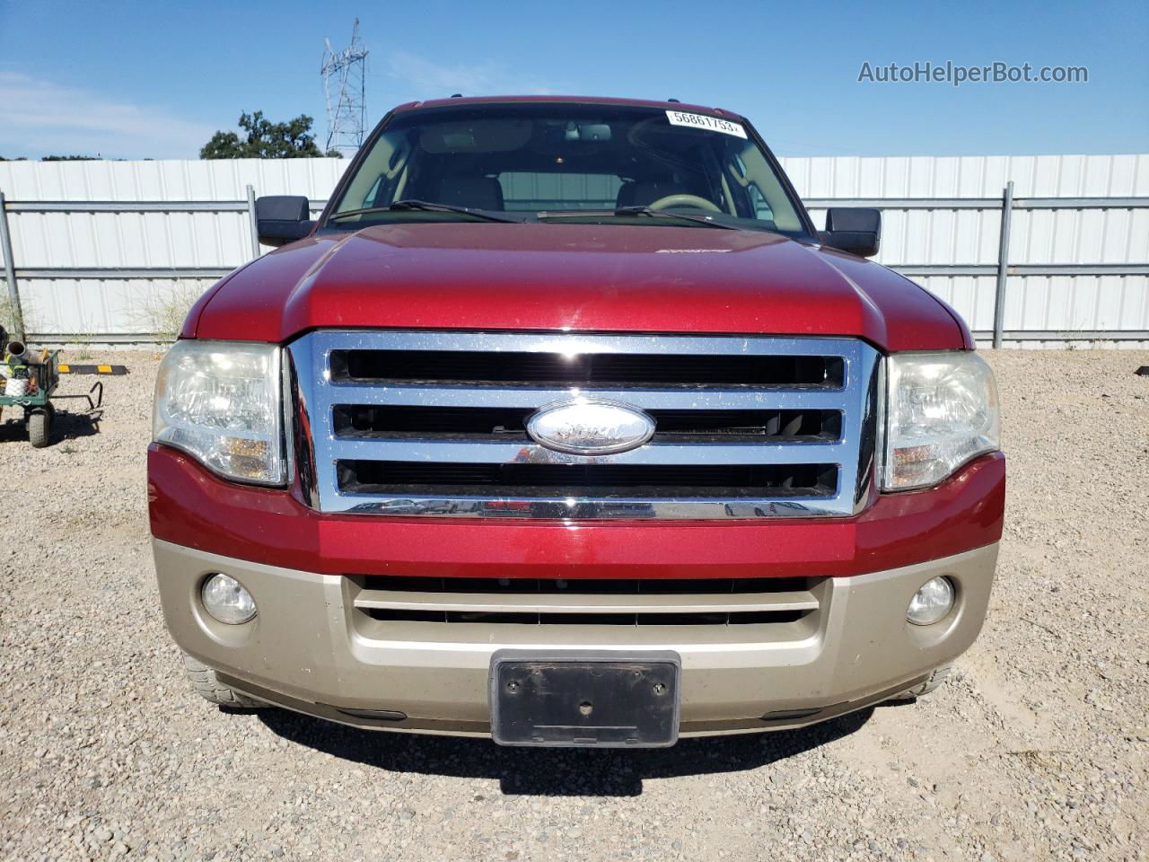 2008 Ford Expedition Eddie Bauer Burgundy vin: 1FMFU17578LA30513