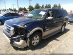 2007 Ford Expedition Eddie Bauer Blue vin: 1FMFU17597LA62622