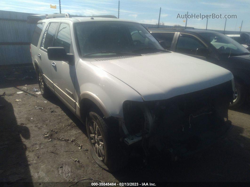 2008 Ford Expedition Eddie Bauer/king Ranch White vin: 1FMFU17598LA63870