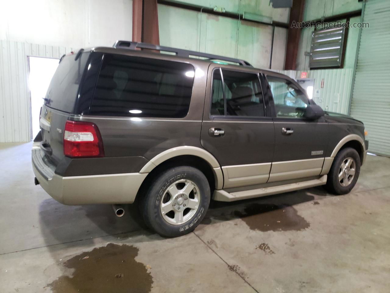 2008 Ford Expedition Eddie Bauer Brown vin: 1FMFU17598LA68115