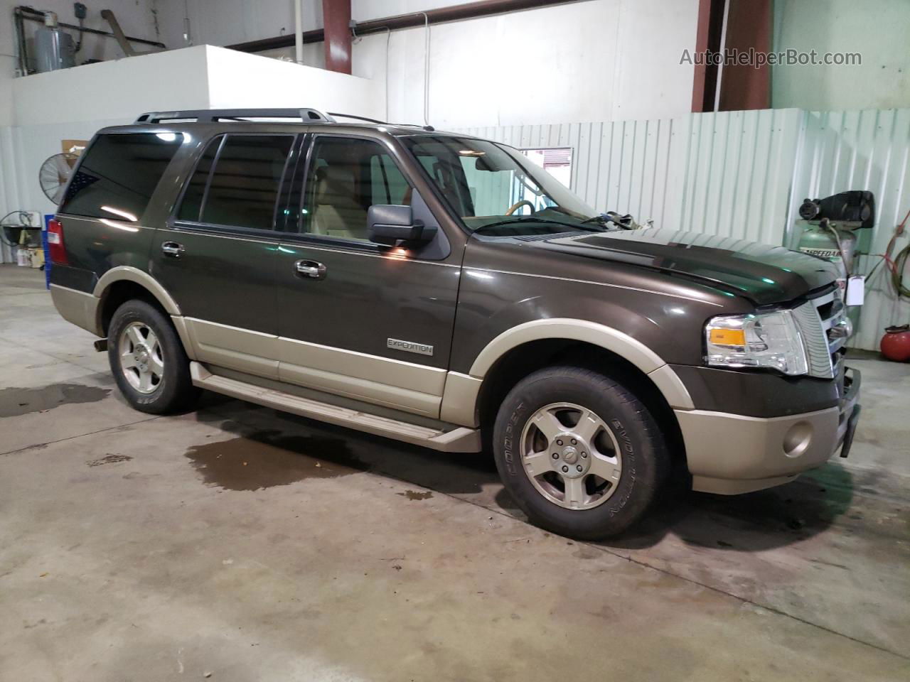 2008 Ford Expedition Eddie Bauer Brown vin: 1FMFU17598LA68115