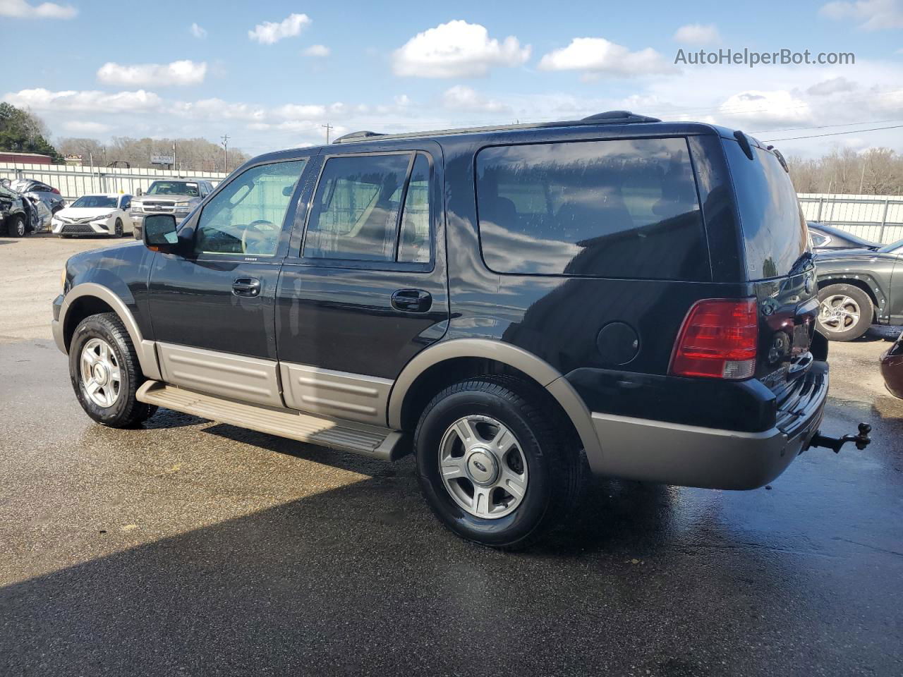 2003 Ford Expedition Eddie Bauer Black vin: 1FMFU17L03LC40703