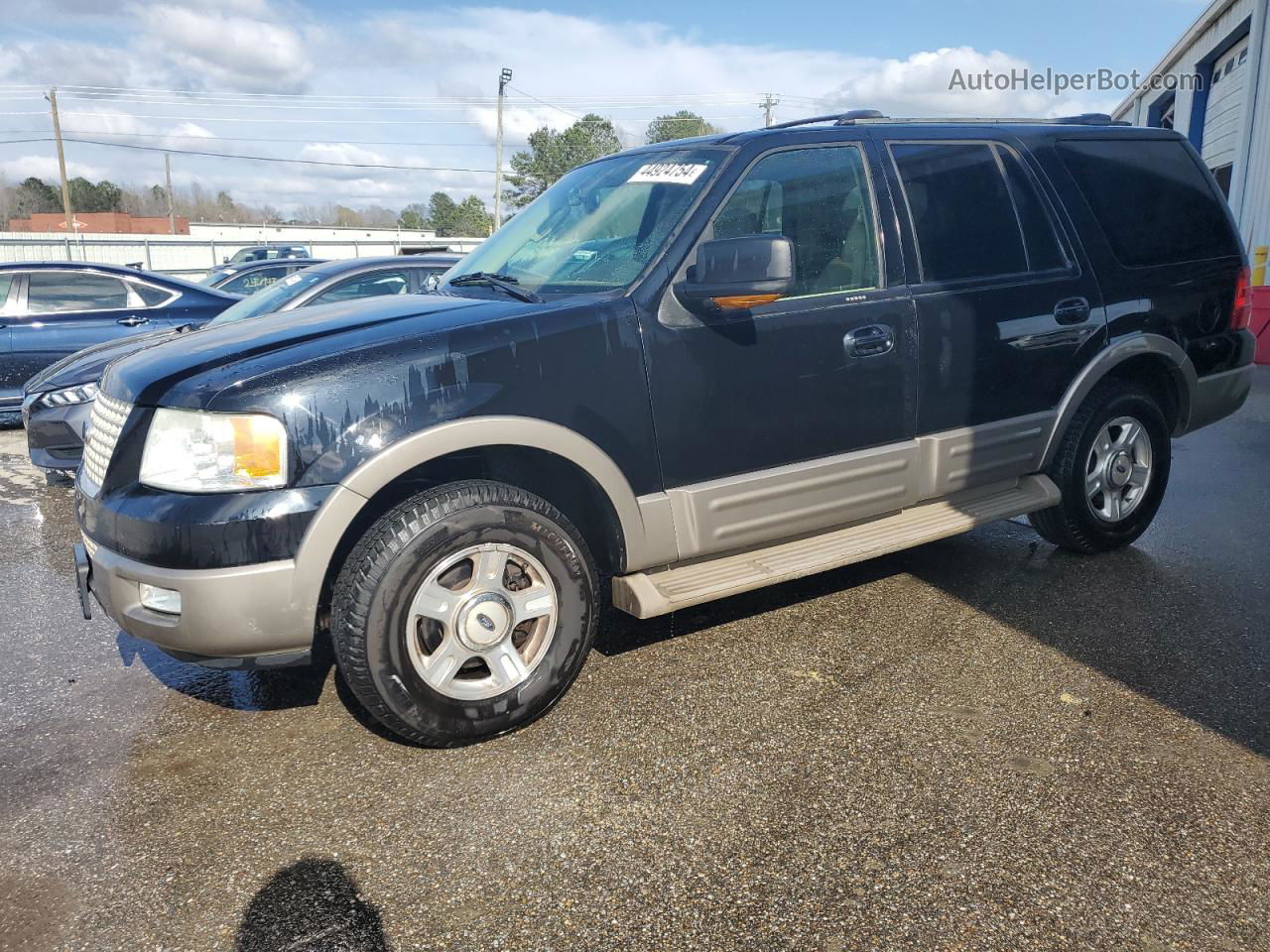 2003 Ford Expedition Eddie Bauer Black vin: 1FMFU17L03LC40703