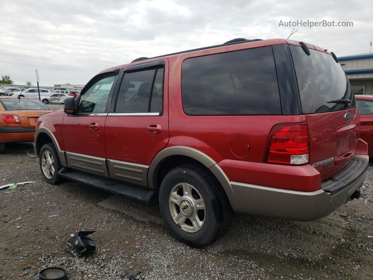 2003 Ford Expedition Eddie Bauer Красный vin: 1FMFU17L13LA75017