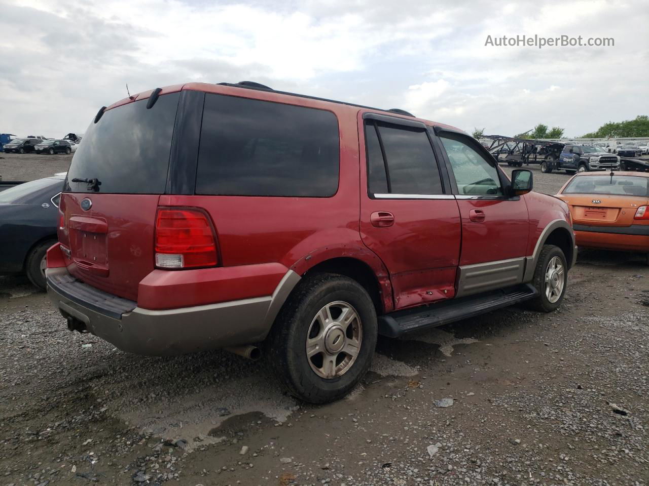 2003 Ford Expedition Eddie Bauer Красный vin: 1FMFU17L13LA75017