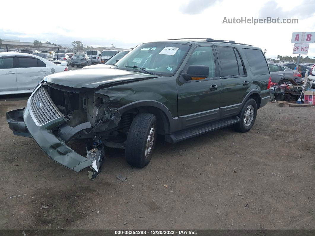 2003 Ford Expedition Eddie Bauer Green vin: 1FMFU17L13LA96403