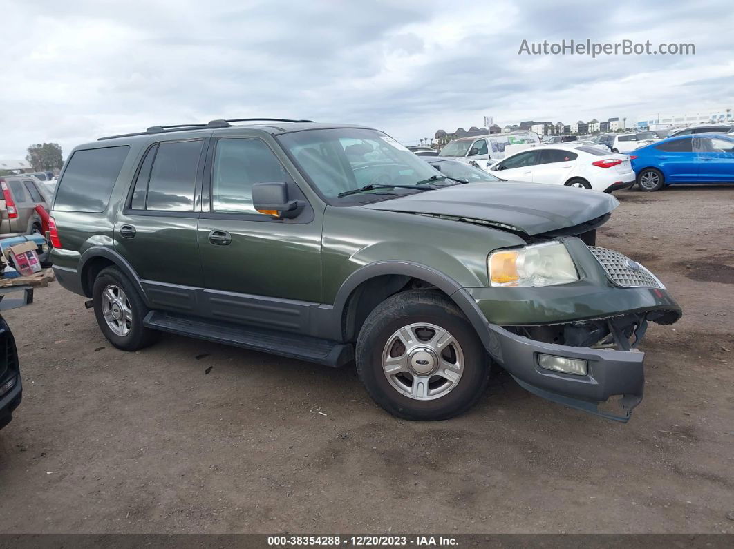 2003 Ford Expedition Eddie Bauer Green vin: 1FMFU17L13LA96403