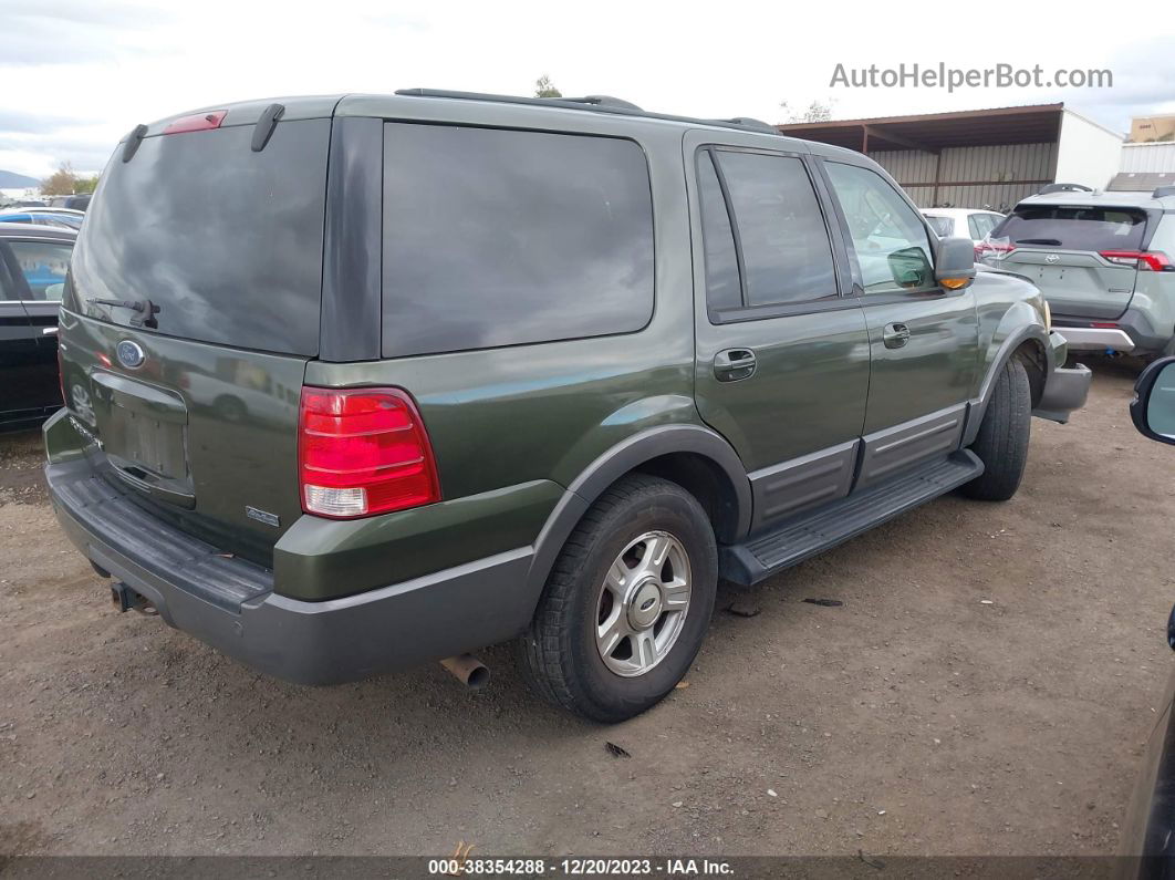 2003 Ford Expedition Eddie Bauer Green vin: 1FMFU17L13LA96403