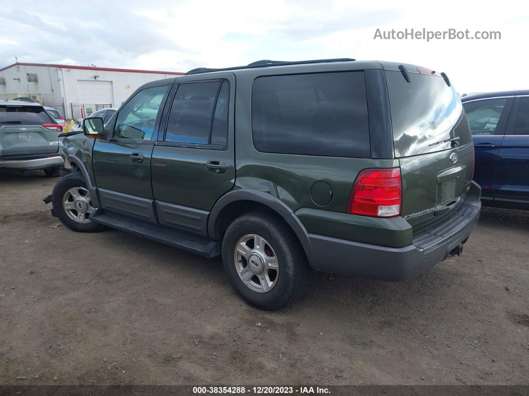 2003 Ford Expedition Eddie Bauer Green vin: 1FMFU17L13LA96403