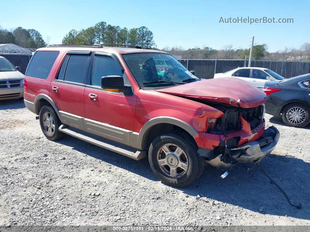 2003 Ford Expedition Eddie Bauer Orange vin: 1FMFU17L13LB92449