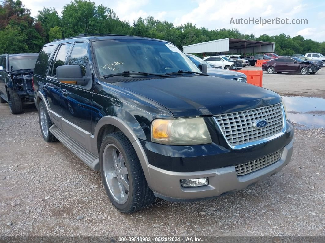 2003 Ford Expedition Eddie Bauer Black vin: 1FMFU17L13LB99952