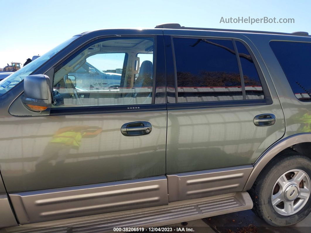 2003 Ford Expedition Eddie Bauer Green vin: 1FMFU17L13LC29001