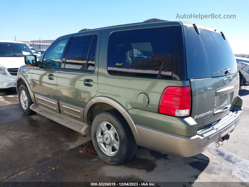 2003 Ford Expedition Eddie Bauer Green vin: 1FMFU17L13LC29001