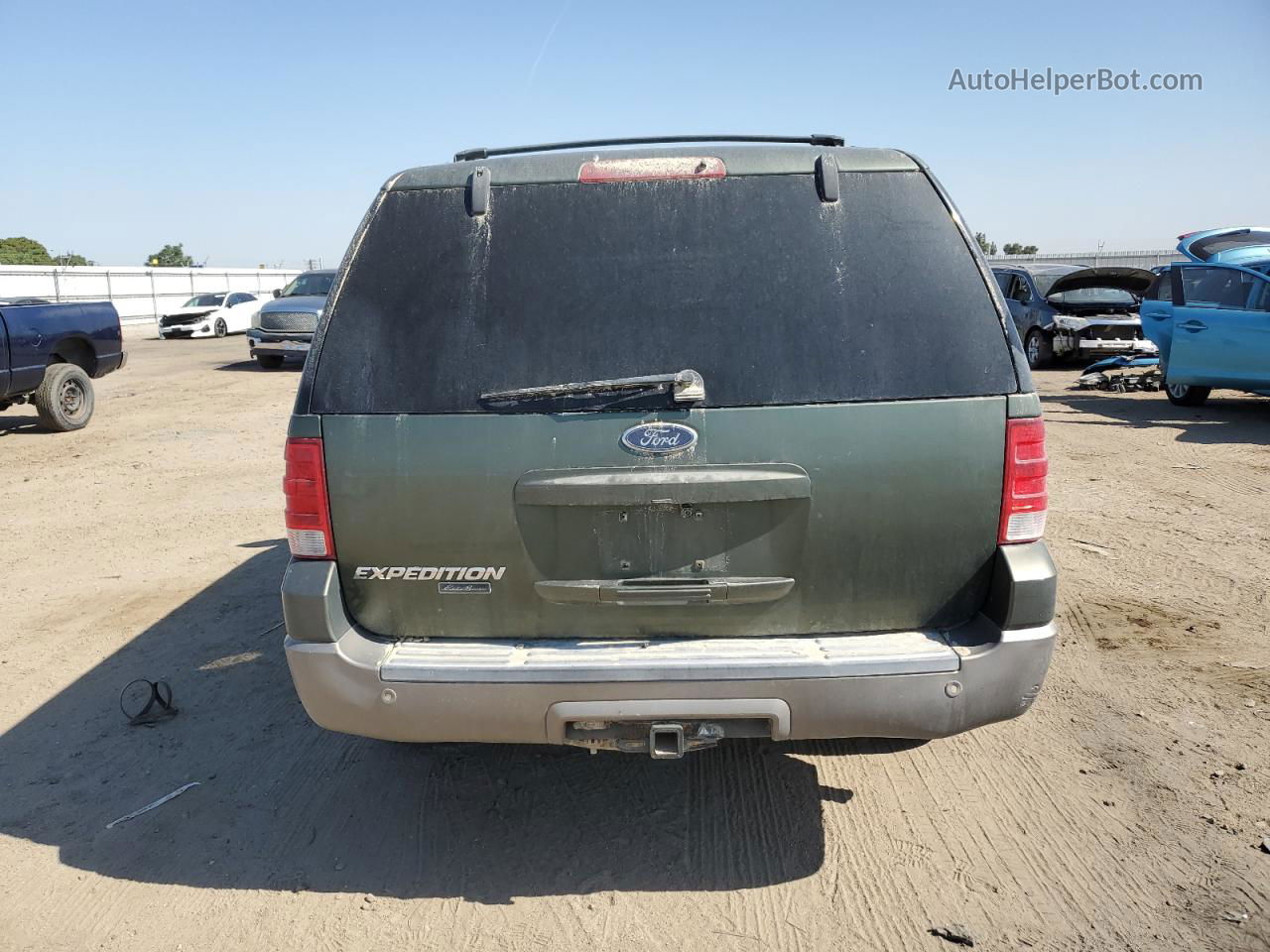 2003 Ford Expedition Eddie Bauer Green vin: 1FMFU17L23LA61630