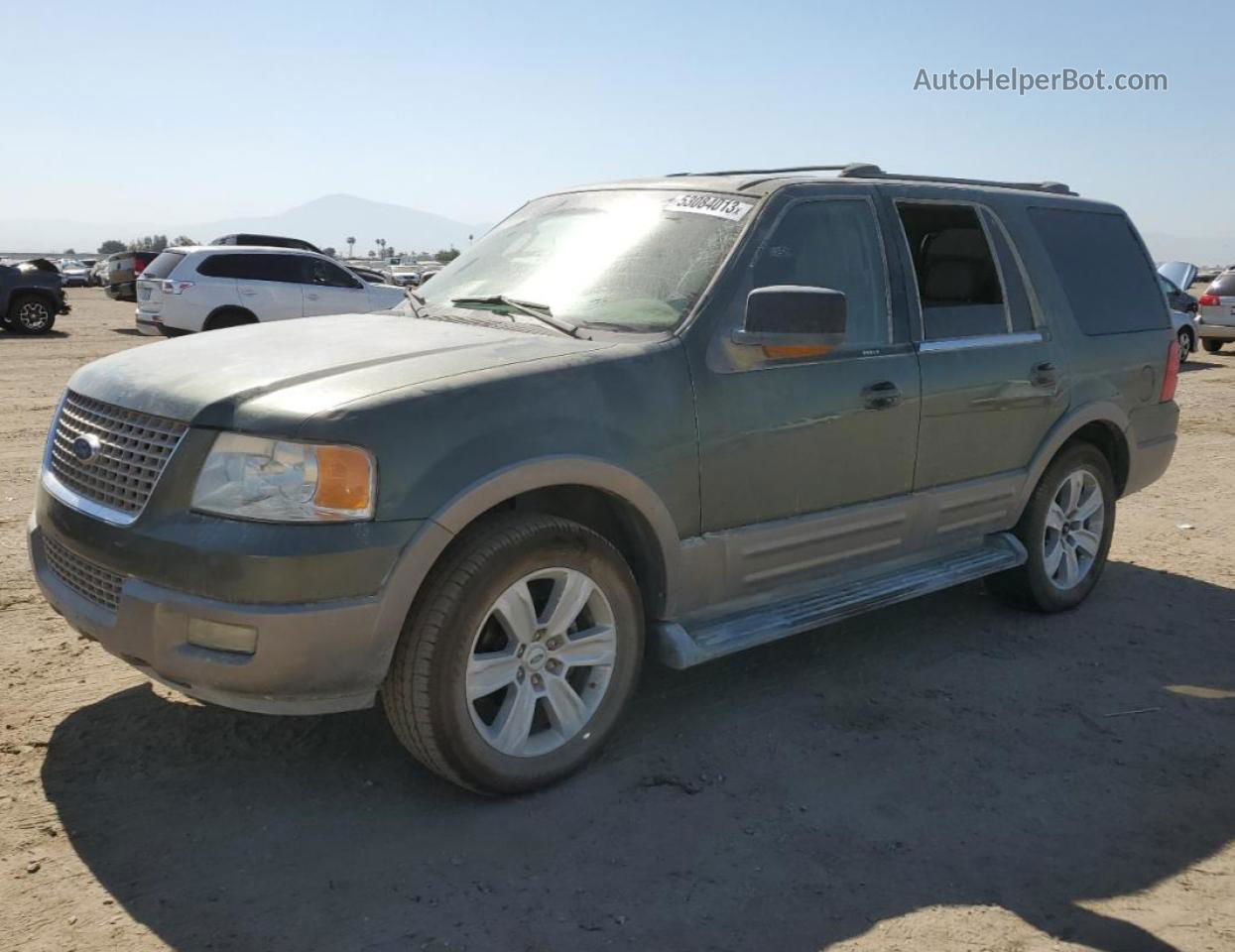 2003 Ford Expedition Eddie Bauer Green vin: 1FMFU17L23LA61630