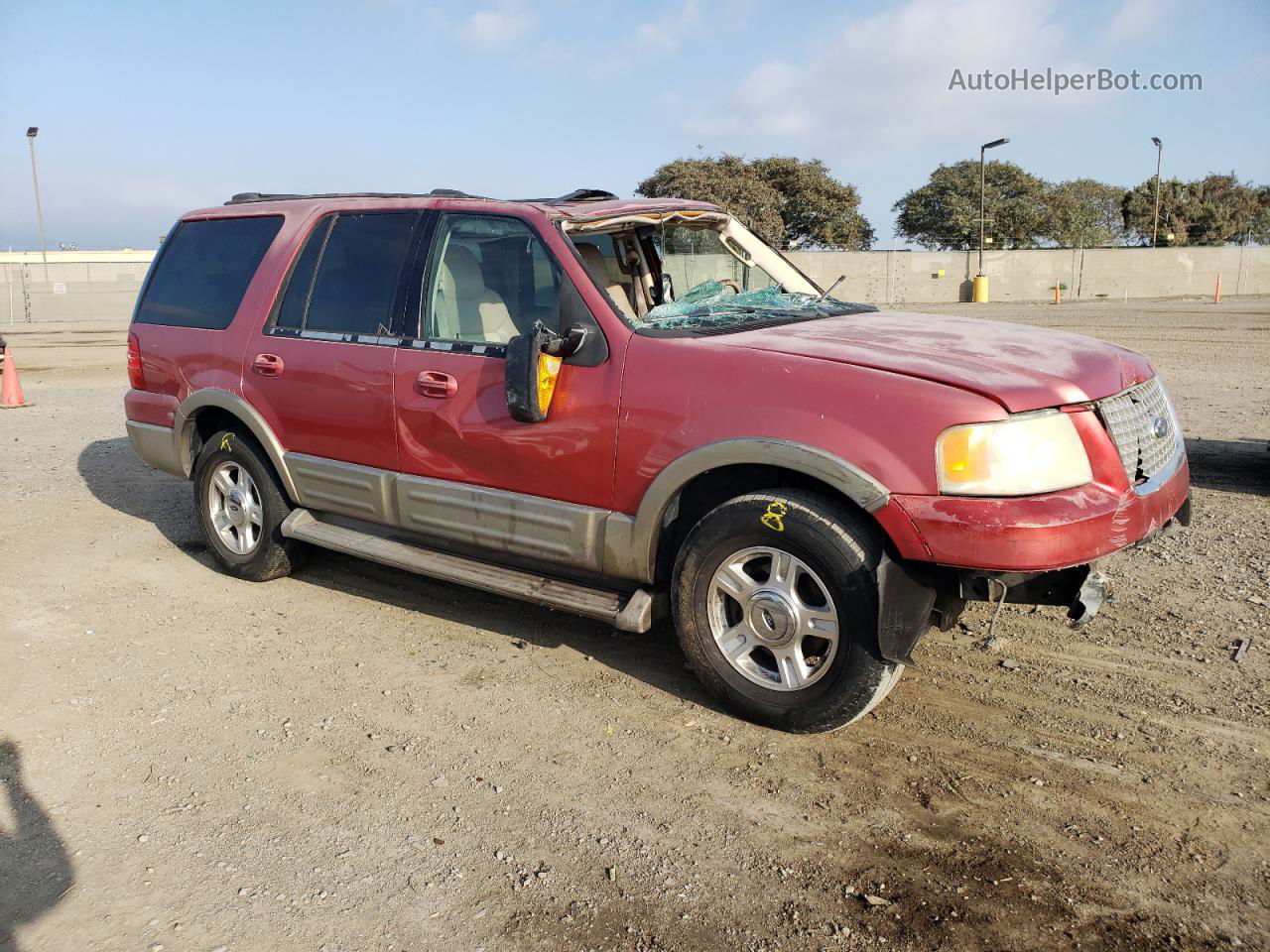 2003 Ford Expedition Eddie Bauer Коричневый vin: 1FMFU17L23LB76695