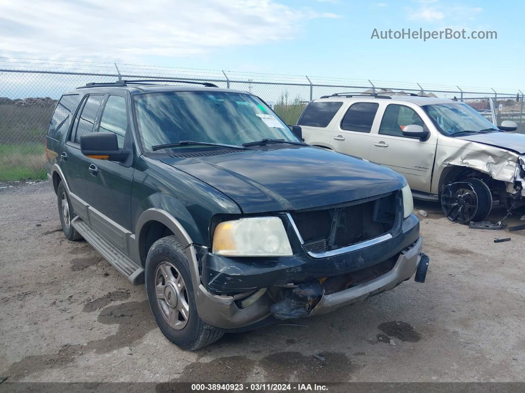 2003 Ford Expedition Eddie Bauer Green vin: 1FMFU17L23LC42565