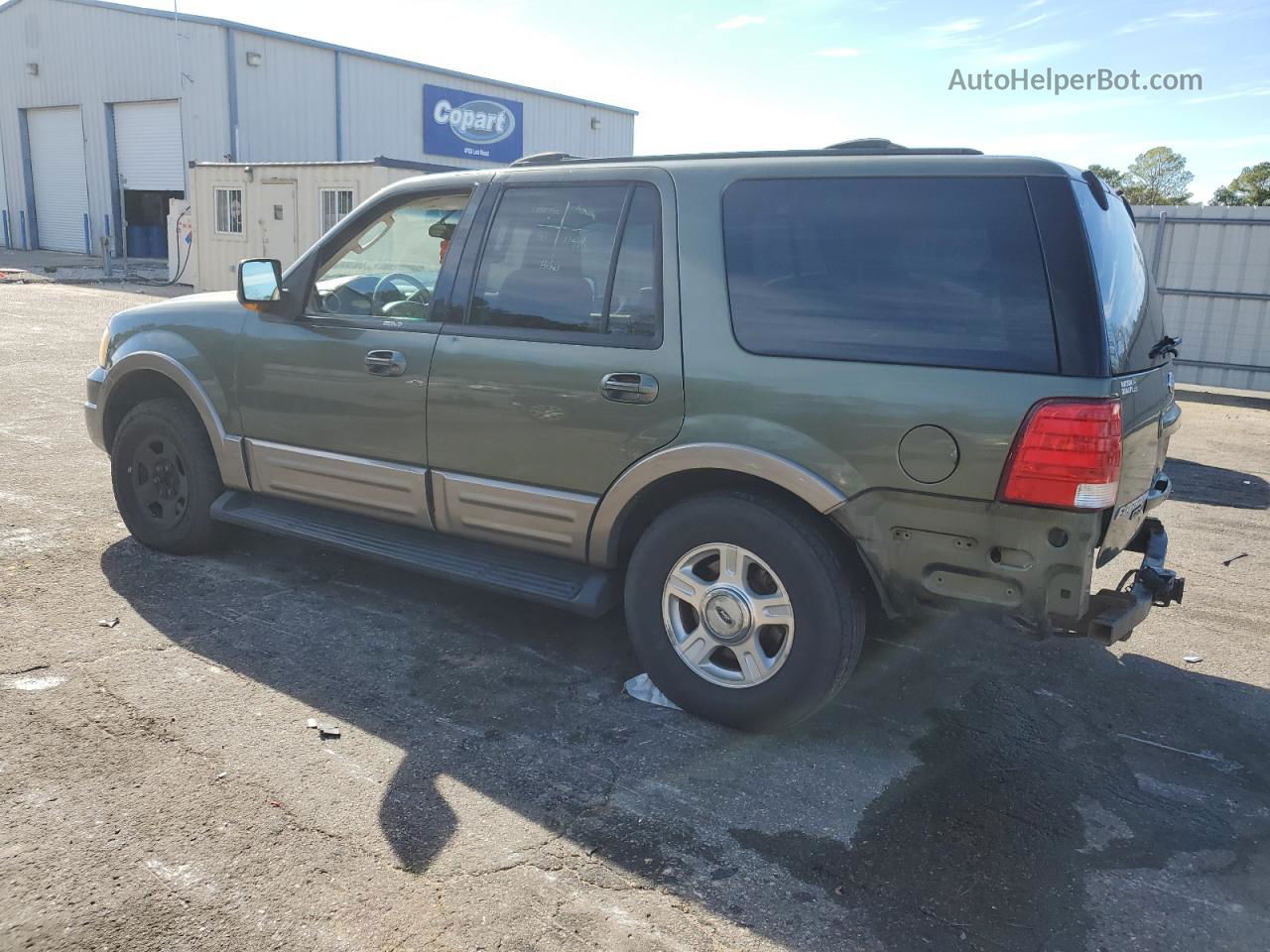 2003 Ford Expedition Eddie Bauer Green vin: 1FMFU17L33LB29353