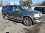 2003 Ford Expedition Eddie Bauer Green vin: 1FMFU17L33LB29353