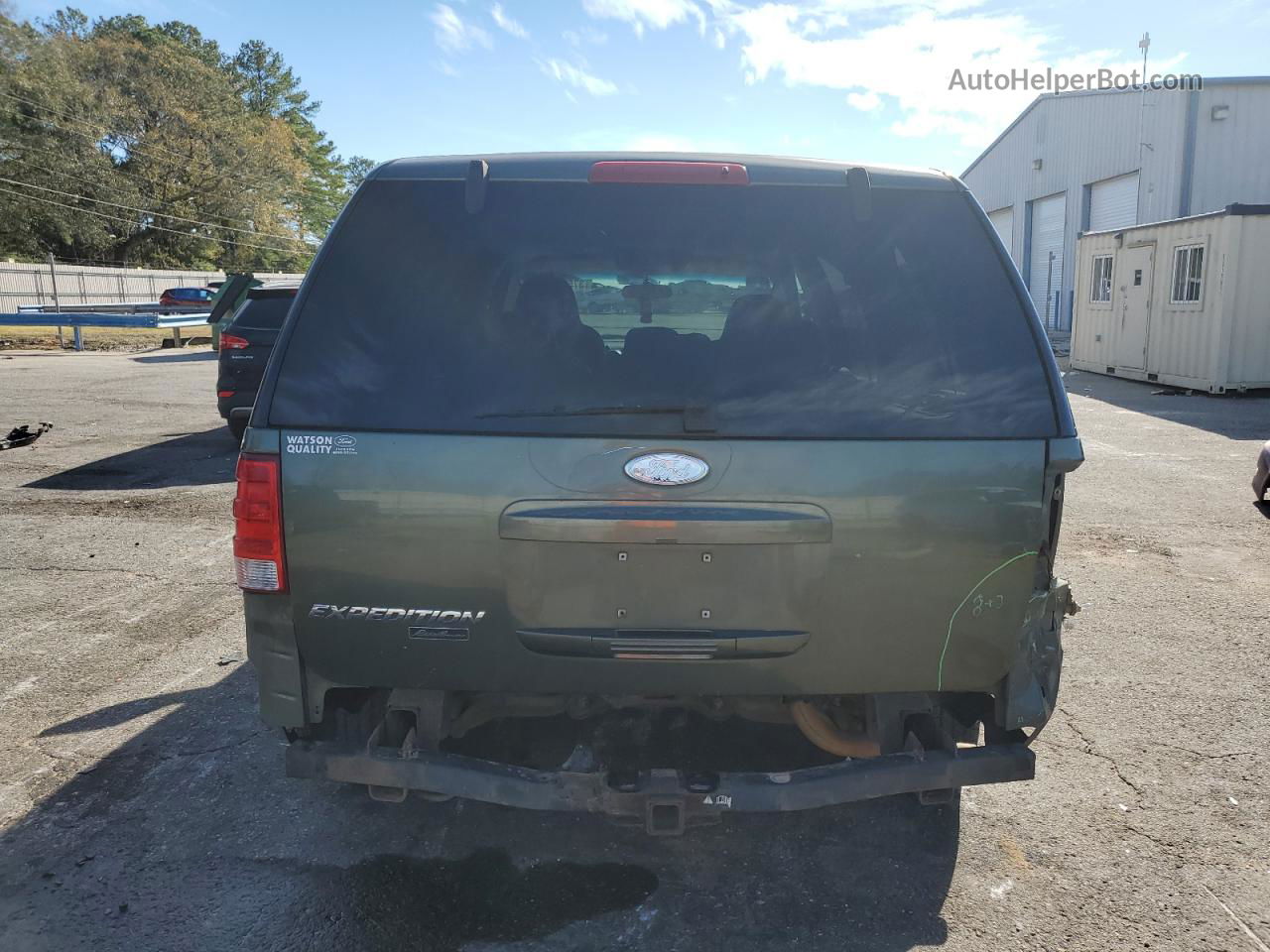 2003 Ford Expedition Eddie Bauer Green vin: 1FMFU17L33LB29353