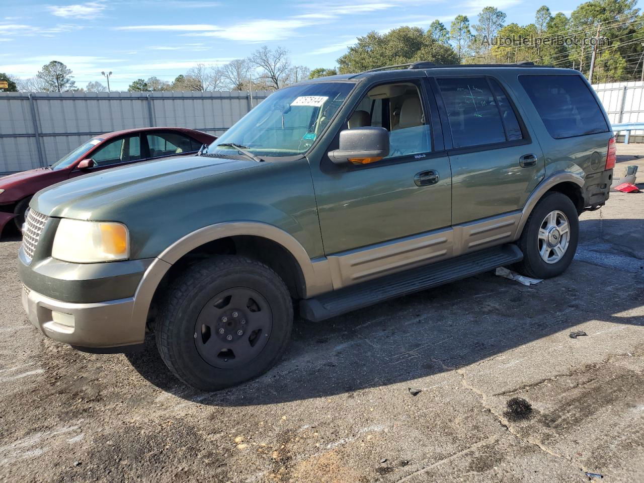 2003 Ford Expedition Eddie Bauer Green vin: 1FMFU17L33LB29353