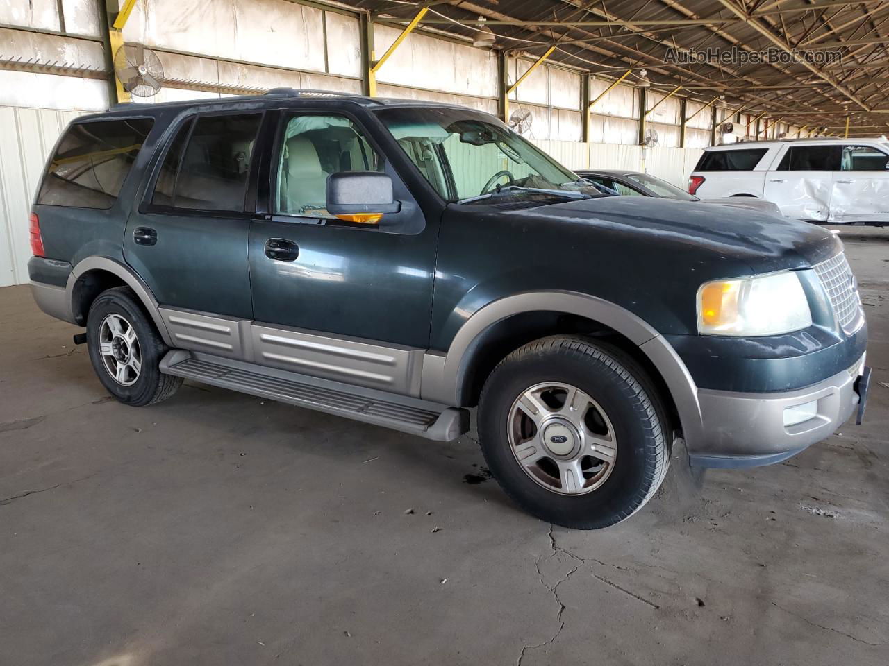 2003 Ford Expedition Eddie Bauer Green vin: 1FMFU17L53LB81017