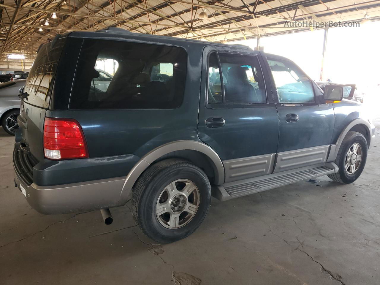 2003 Ford Expedition Eddie Bauer Green vin: 1FMFU17L53LB81017