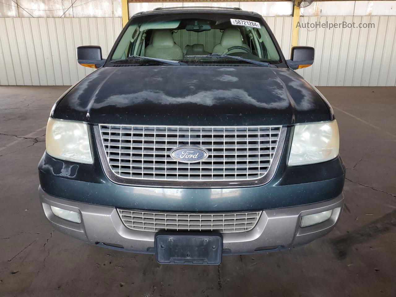 2003 Ford Expedition Eddie Bauer Green vin: 1FMFU17L53LB81017