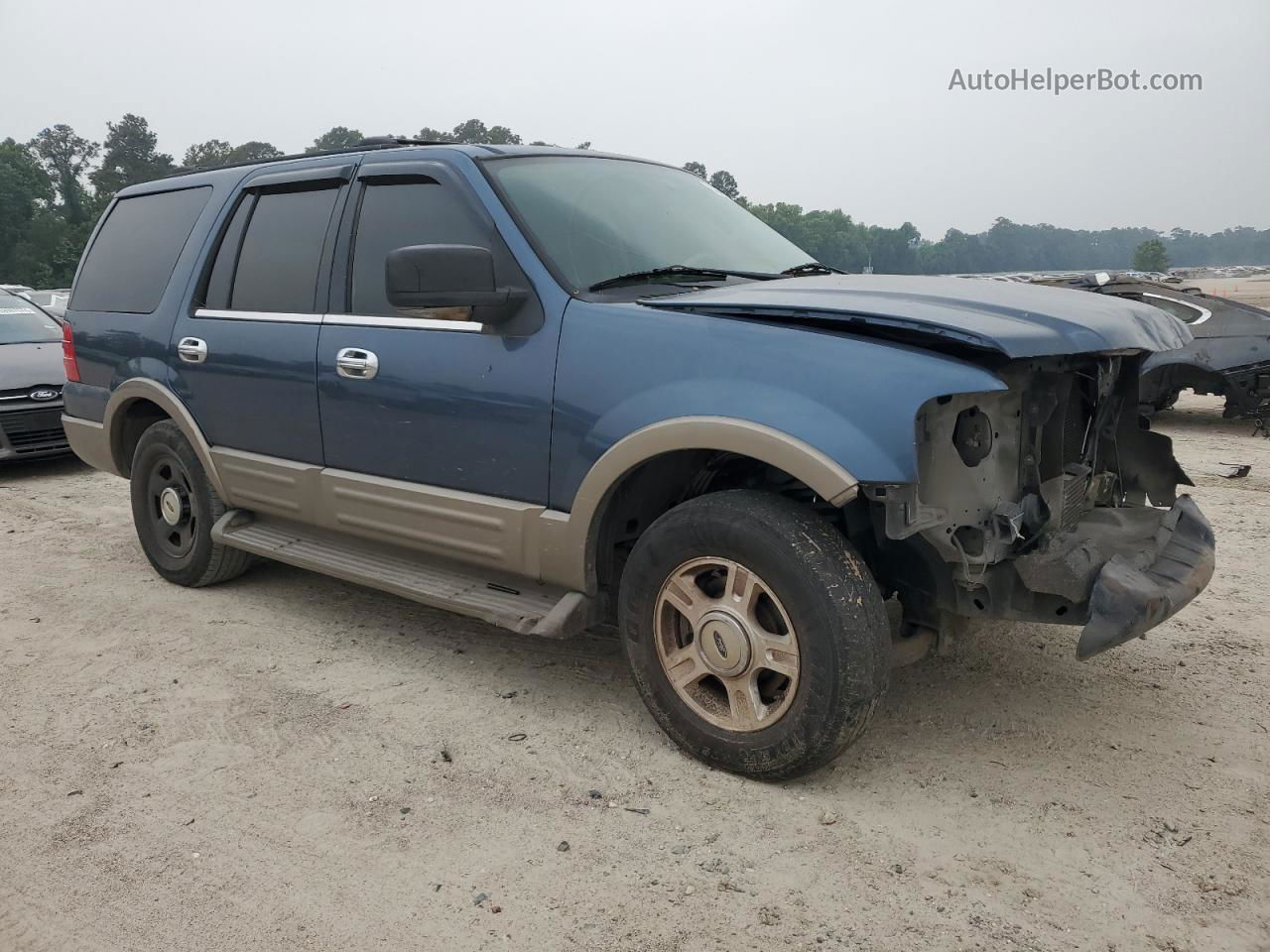 2003 Ford Expedition Eddie Bauer Blue vin: 1FMFU17L53LC06546