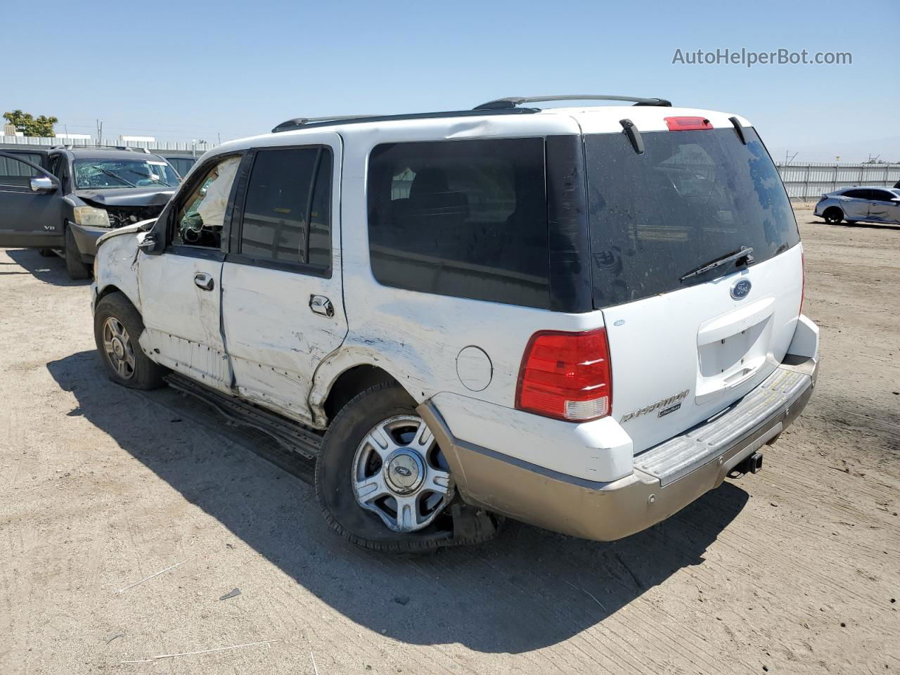 2003 Ford Expedition Eddie Bauer Белый vin: 1FMFU17L63LC17541