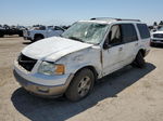 2003 Ford Expedition Eddie Bauer White vin: 1FMFU17L63LC17541