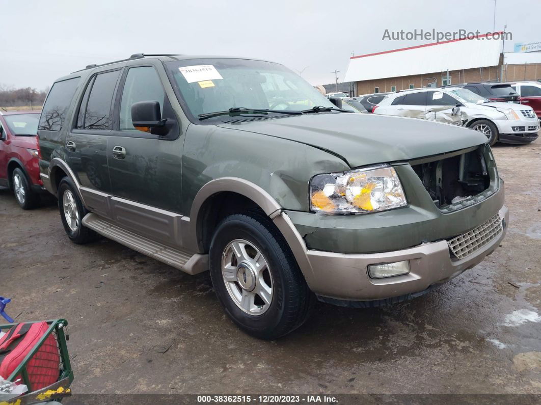 2003 Ford Expedition Eddie Bauer Green vin: 1FMFU17L73LC39645