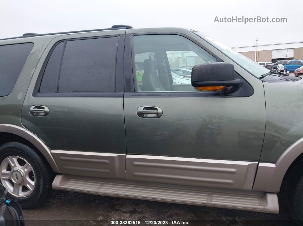 2003 Ford Expedition Eddie Bauer Green vin: 1FMFU17L73LC39645