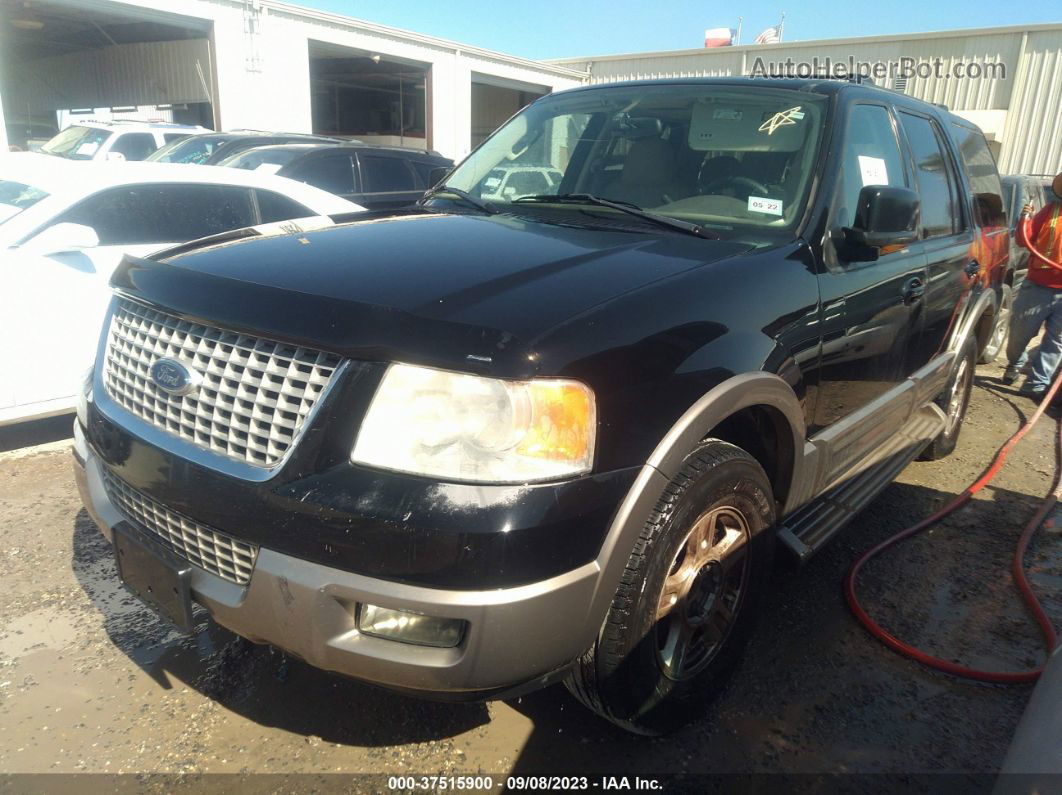 2003 Ford Expedition Eddie Bauer Black vin: 1FMFU17L83LC23146