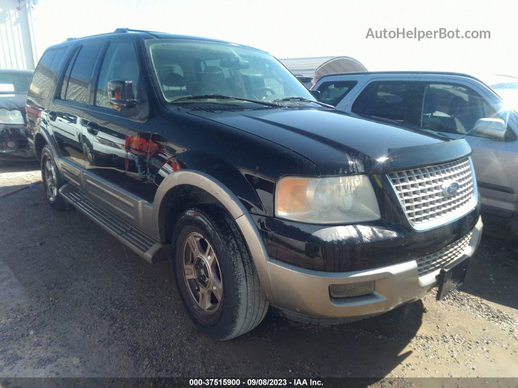 2003 Ford Expedition Eddie Bauer Black vin: 1FMFU17L83LC23146