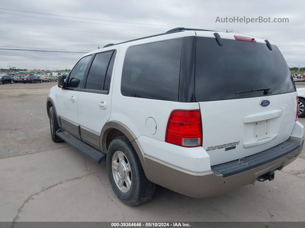 2003 Ford Expedition Eddie Bauer White vin: 1FMFU17L93LA89795