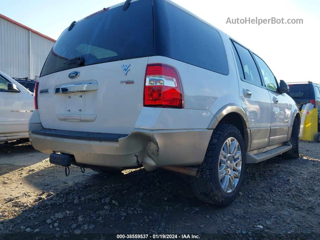 2007 Ford Expedition Eddie Bauer White vin: 1FMFU18507LA46372