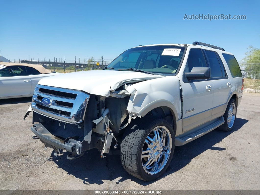 2008 Ford Expedition Eddie Bauer/king Ranch White vin: 1FMFU18508LA33865